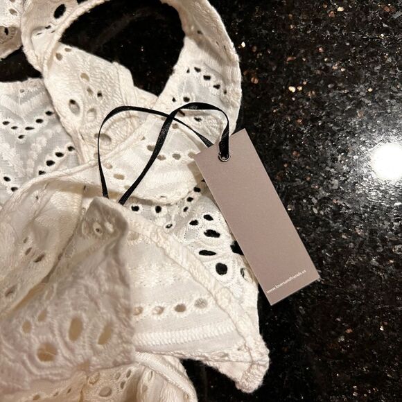 Lovers + Friends Charlotte Ivory Bralette size M - Picture 6 of 6